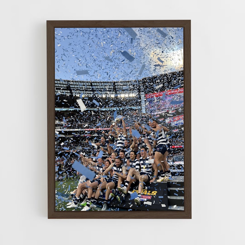 Poster La Victoire des Geelong – affiche Football australien (vue 5)